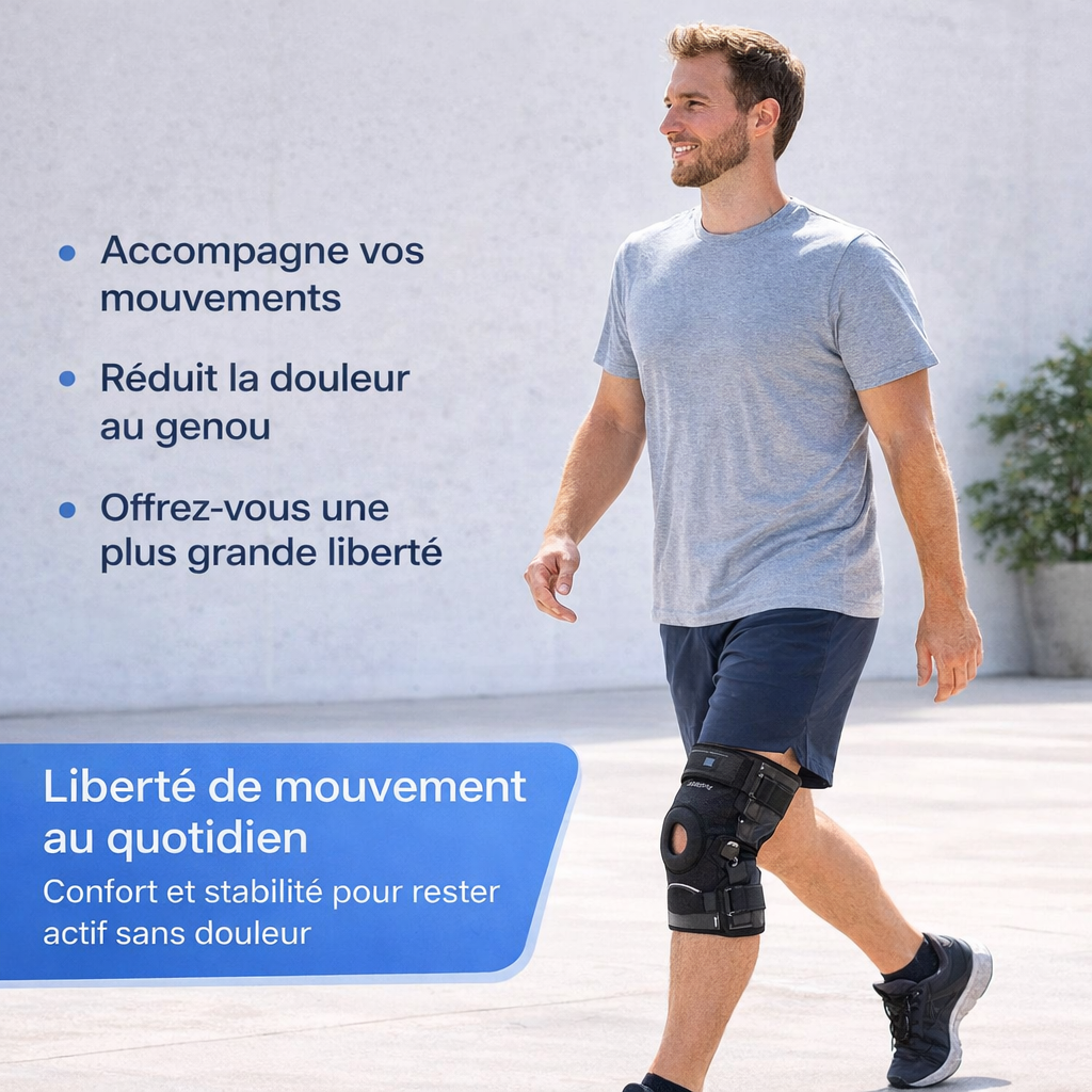 StabiliGen™ – Le maintien du genou pour bouger en toute confiance